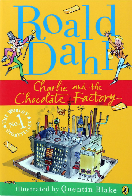 Charlie and the Chocolate Factory, cover by Quentin Blake