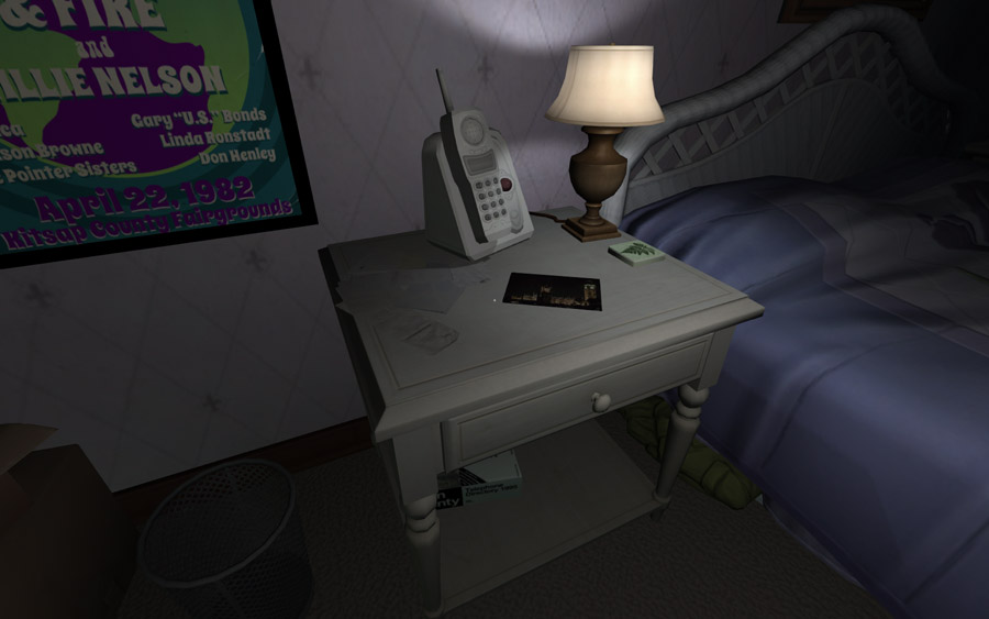Meaningless clutter in Gone Home