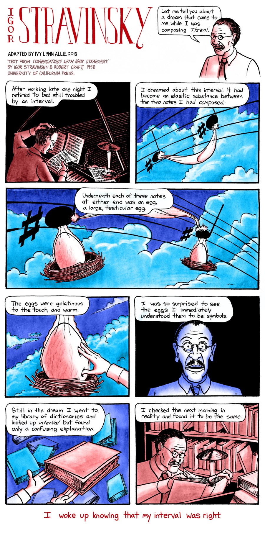 Igor Stravinsky comic