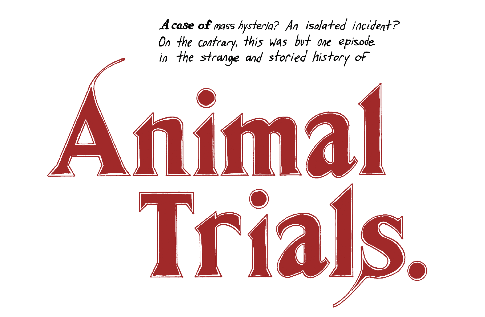 Animal Trials comic by Ivy Allie