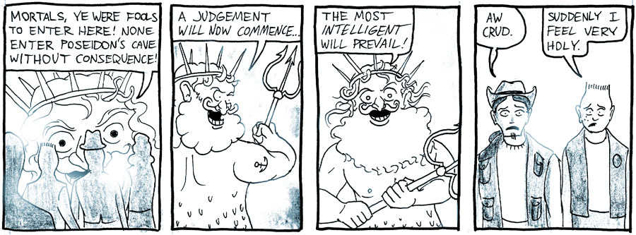 Bucephalus comic strip