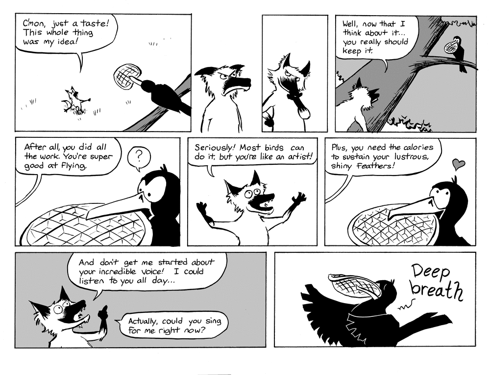 The Fox and the Crow, page 2
