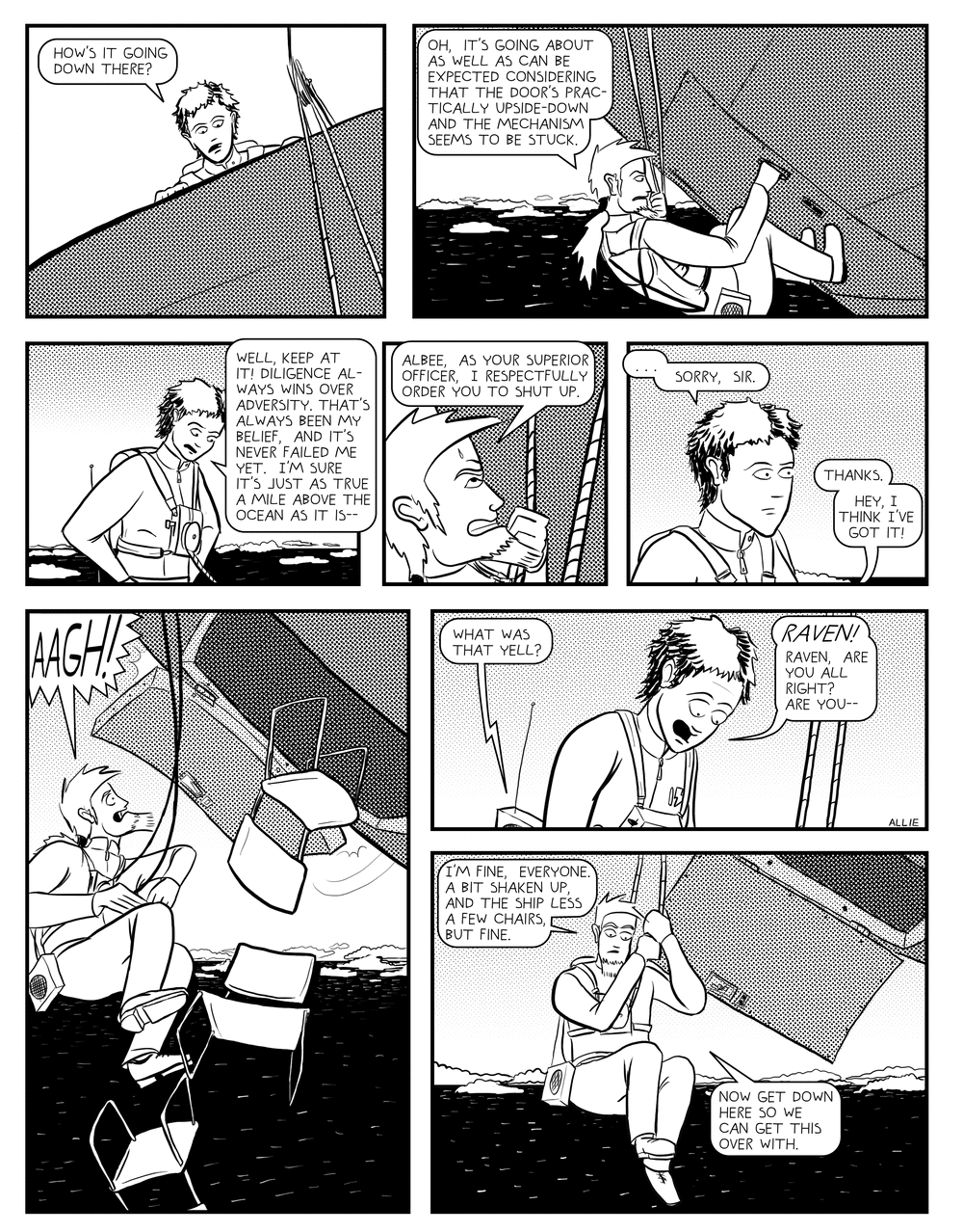 Sunrise sample comic