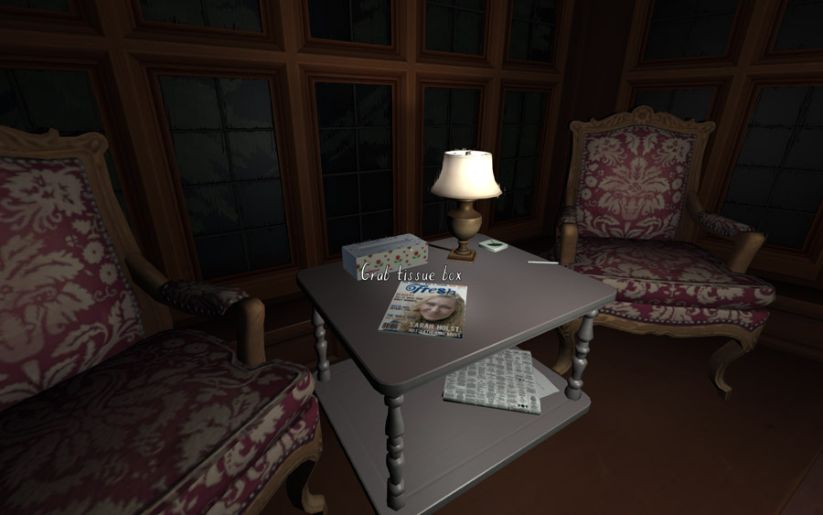 Gone Home being videogame-y