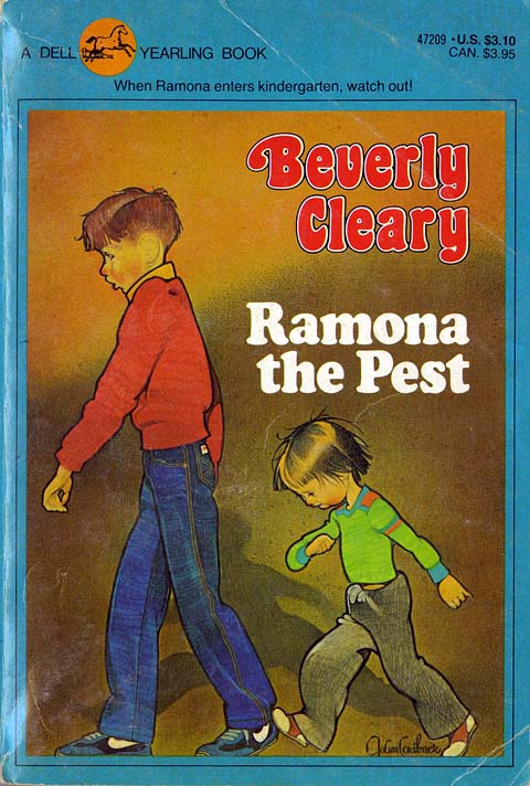 Ramona the Pest, cover by Joanne Scribner